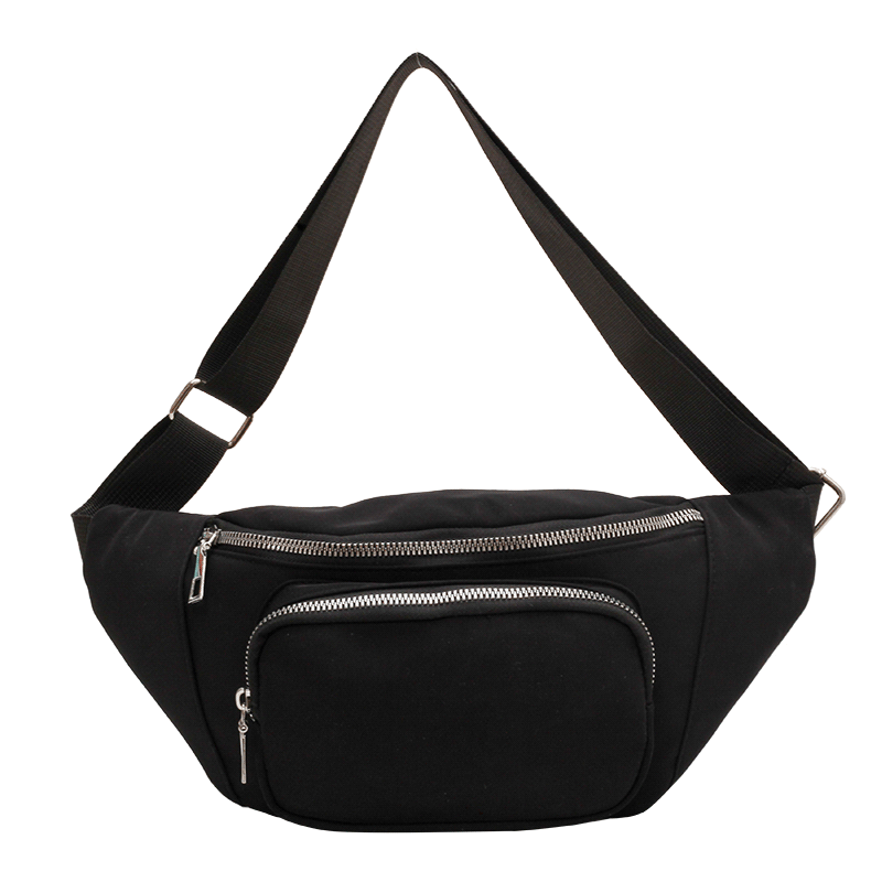 Custom black stylish concealed carry fanny pack sling bags-NA-FB-003